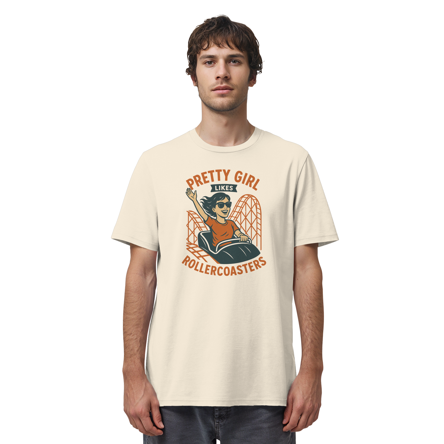 Girl likes Rollercoasters - Shirt